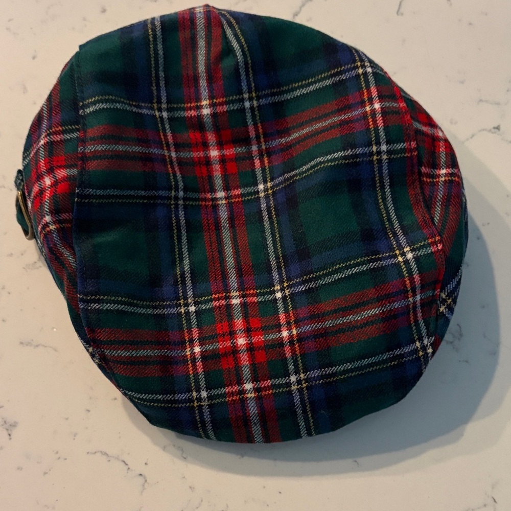 Janie and Jack Plaid Kids Jacket - Green, Red, Blue